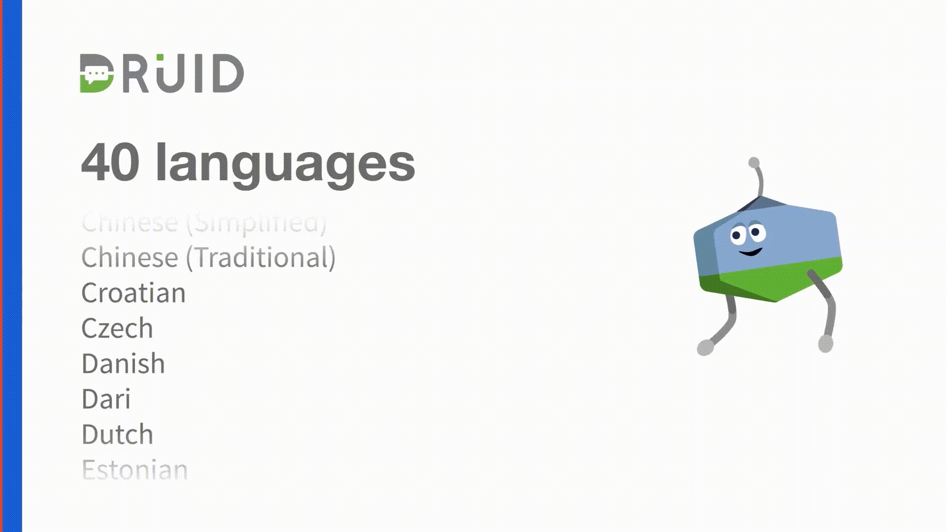 Chatbot-languages